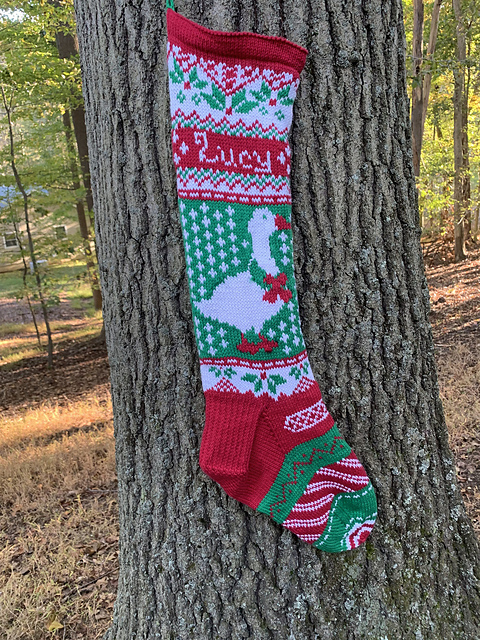 Christmas Goose stocking