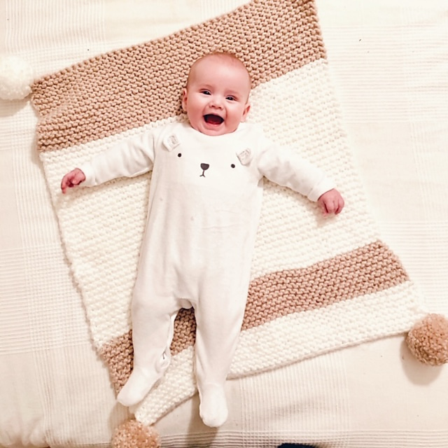 Marshmallow Puff Baby Blanket