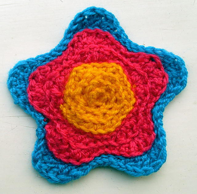 60's style flower