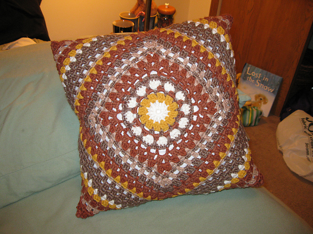 Red-Black Reversible Pillow