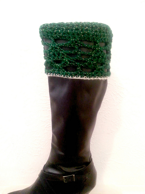 Christmas Tree Boot Cuffs