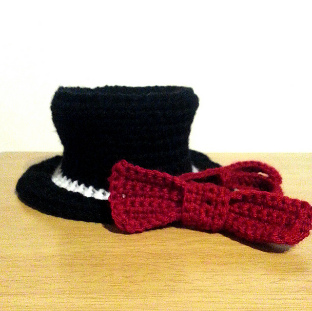 Baby Top Hat and Tie Set