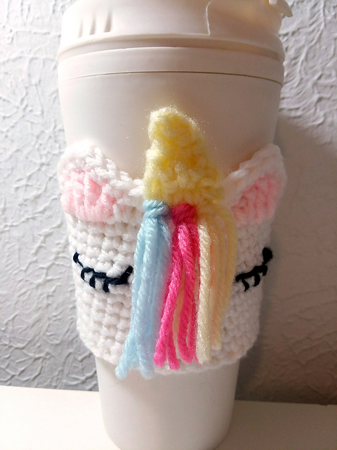 Unicorn Cup Cozy