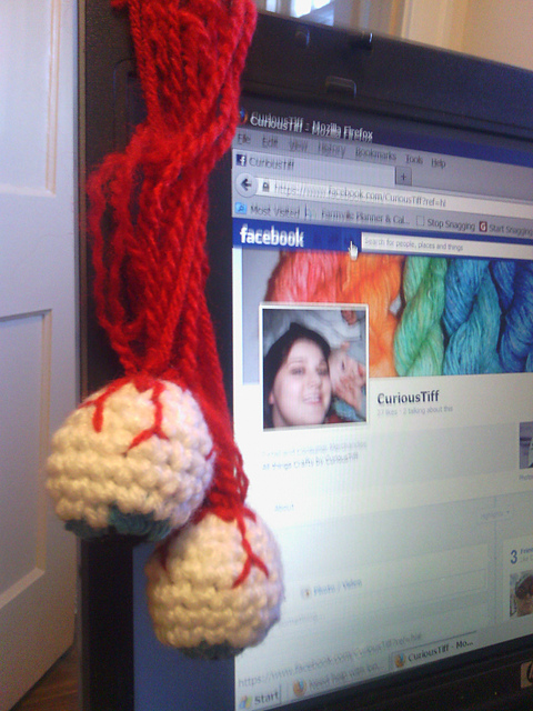 Eyeballs Bookmark