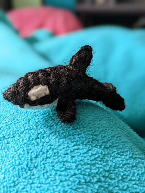 No-Sew Tiny Orca