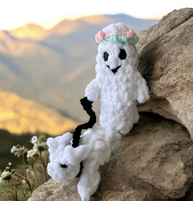 No Sew Ghost Dog