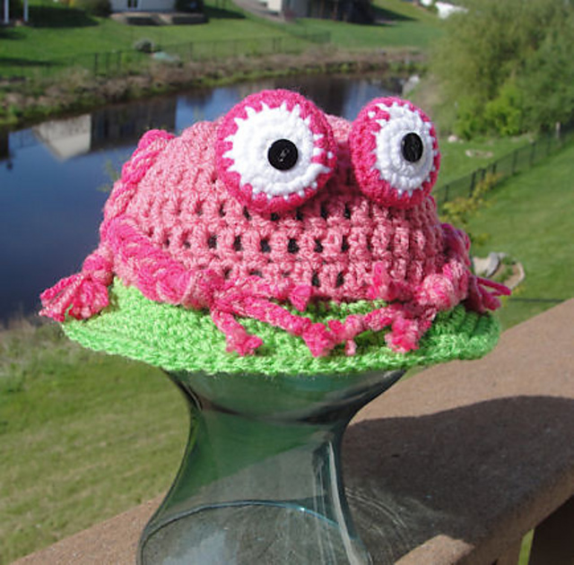 Frog Bucket Hat Crochet Pattern Crochet Bucket Hat Crochet Frog
