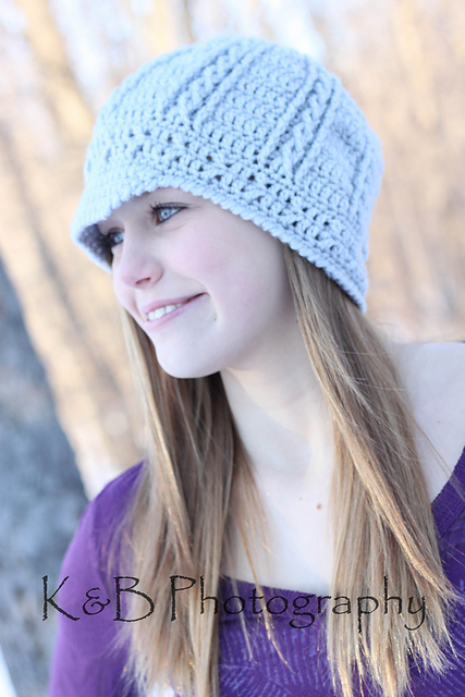 Twisted Cable Beanie/Newsboy