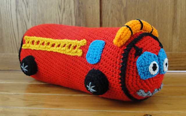 Fredie The Fire Engine Pillow