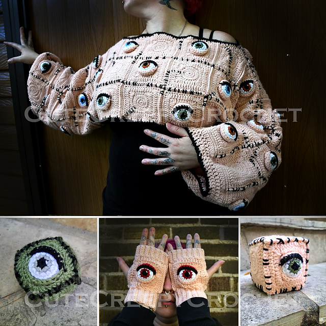 Eyeball Granny Squares