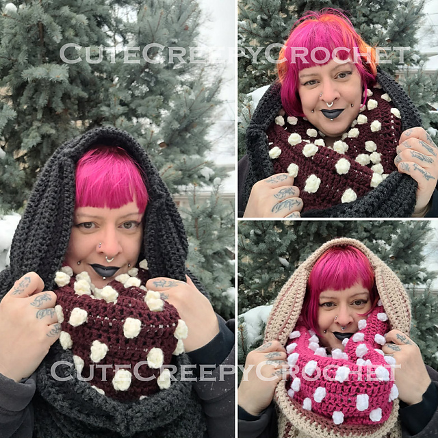 Toothy Worm Cowl