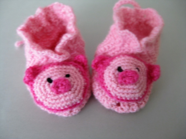 Cute Baby Piggy Booties
