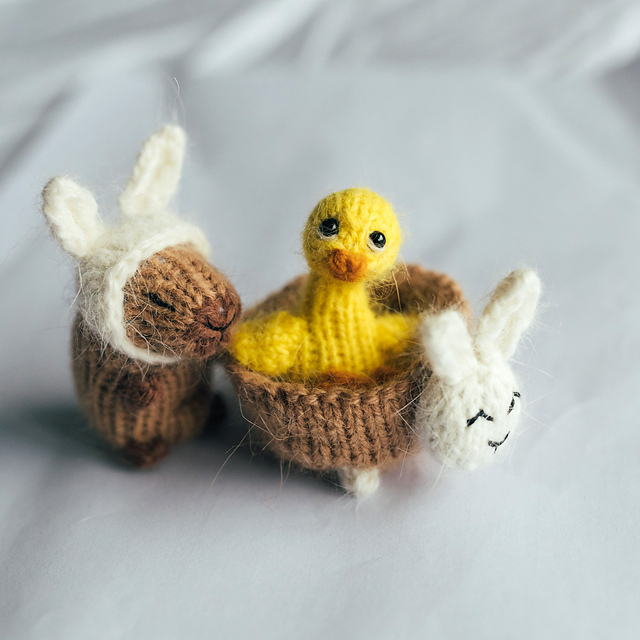 Easter Set for tiny Capybara