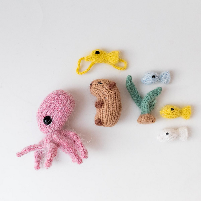Capybara Octopus set