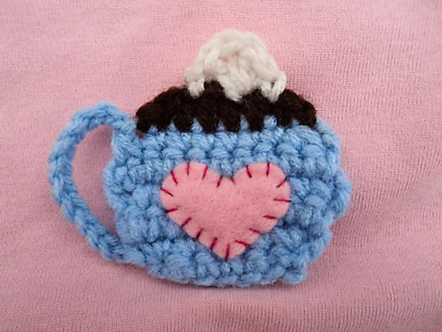 Coffee Cup Applique