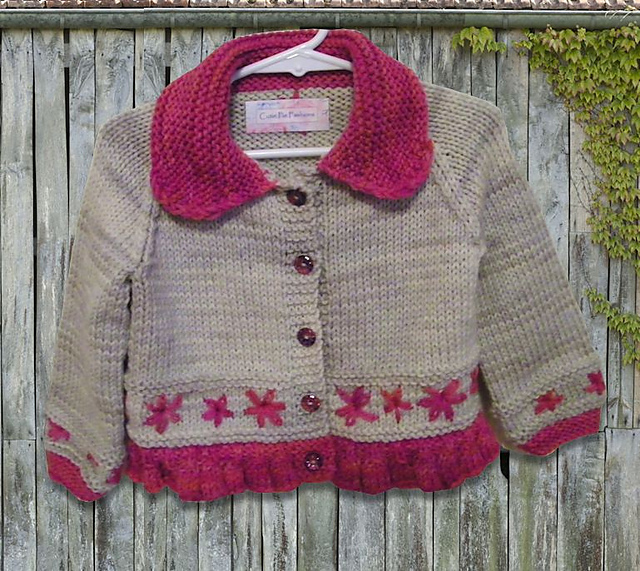 Embroidered Daisy Cardigan