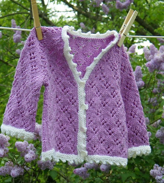 Sweet Violets Cardigan