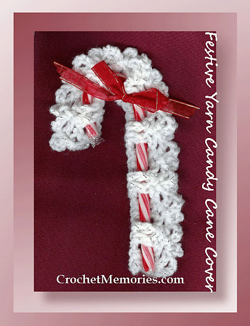 Ravelry: Festive Candy Cane Cover pattern by Cylinda D. Mathews