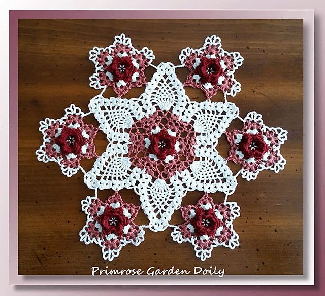 Primrose Garden Doily