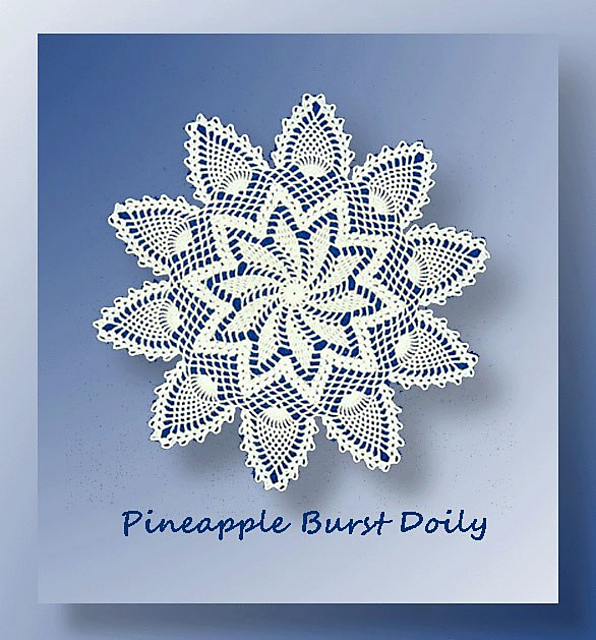 Pineapple Burst Doily