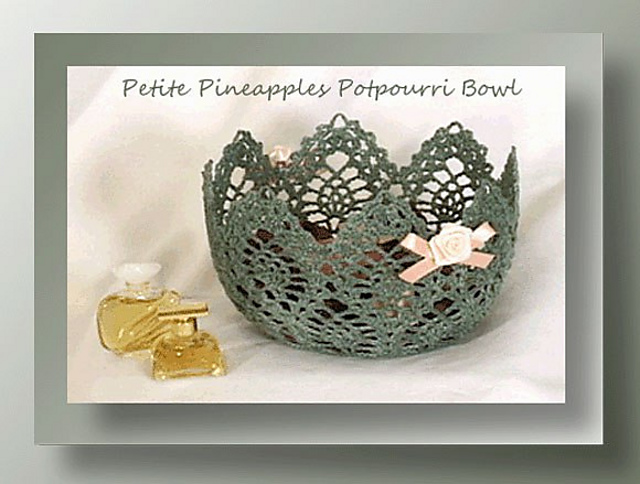 Petite Pineapples Potpourri Bowl