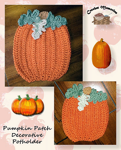 Pumpkin Patch Decorative Potholder