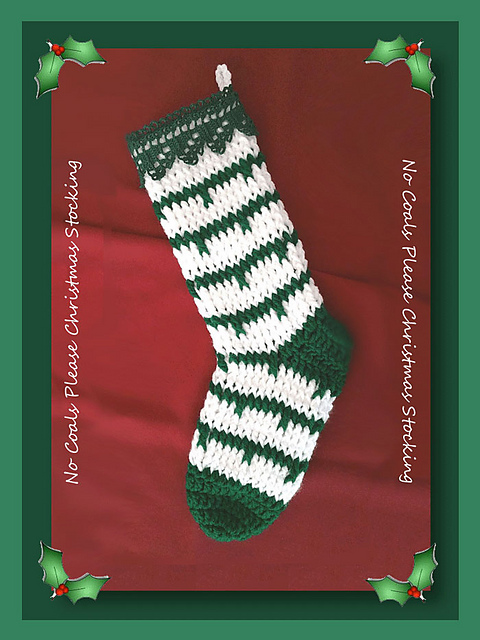 No Coals Christmas Stocking