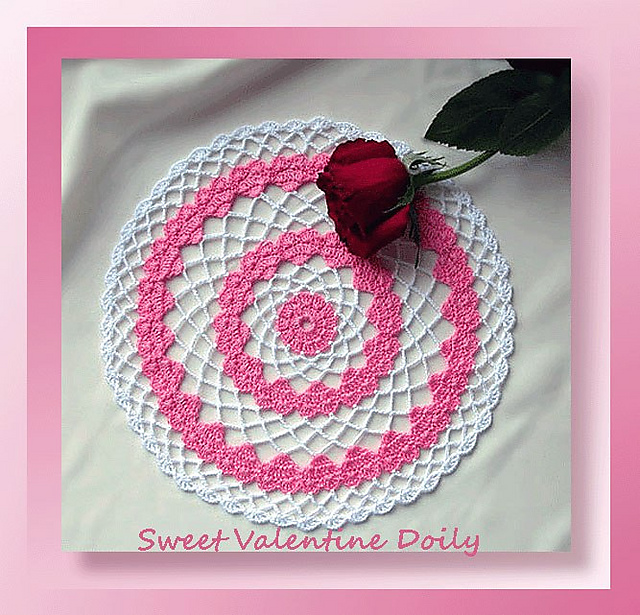 Sweet Valentine Doily