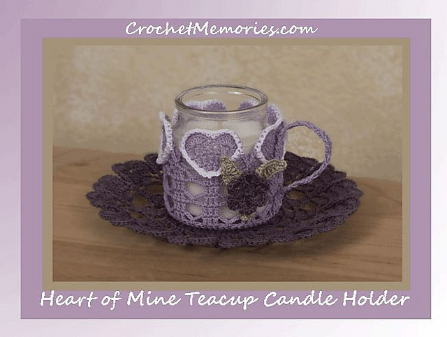 Heart Teacup Candle Holder