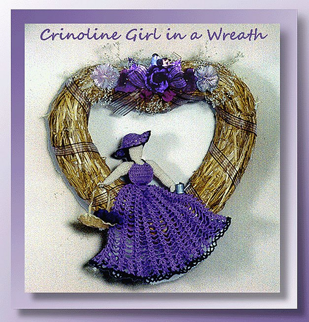 Crinoline Girl in a Wreath