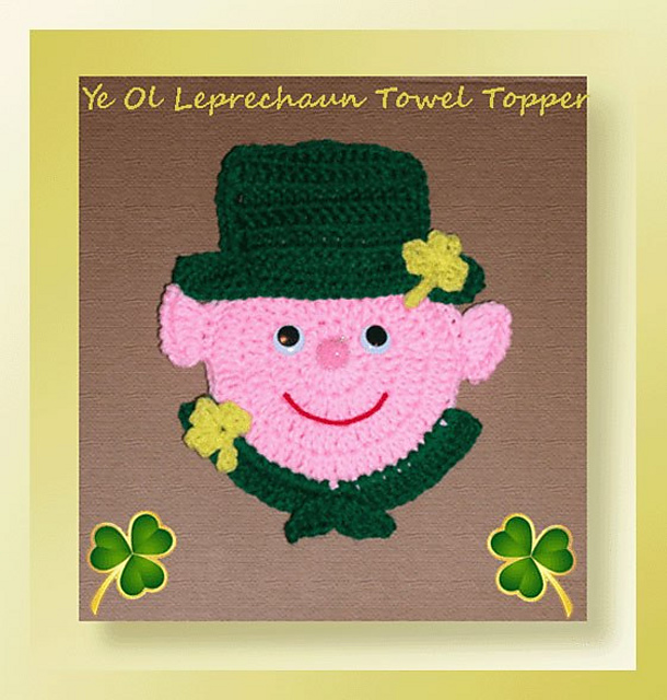 Ye Ol Leprechaun Towel Topper