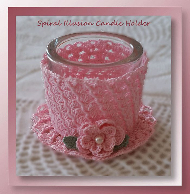Spiral Illusion Candle Holder