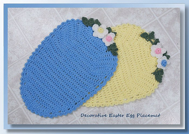 Decorative Easter Egg Placemat