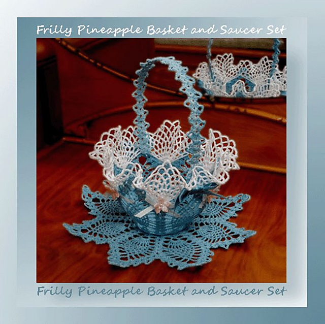 Pineapple Basket & Saucer