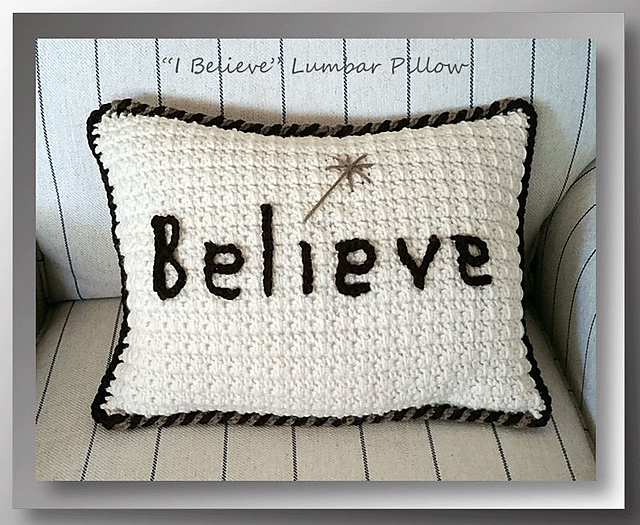 I Believe Lumbar Pillow