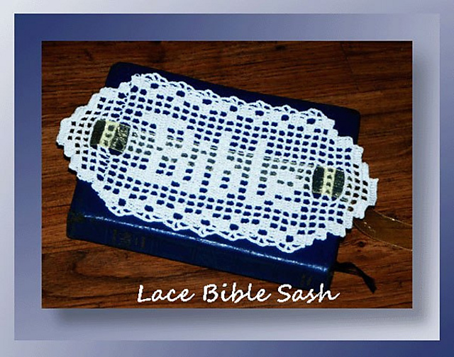 Lace Bible Sash