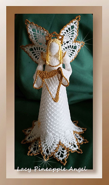 Ravelry: Lacy Pineapple Angel pattern by Cylinda D. Mathews