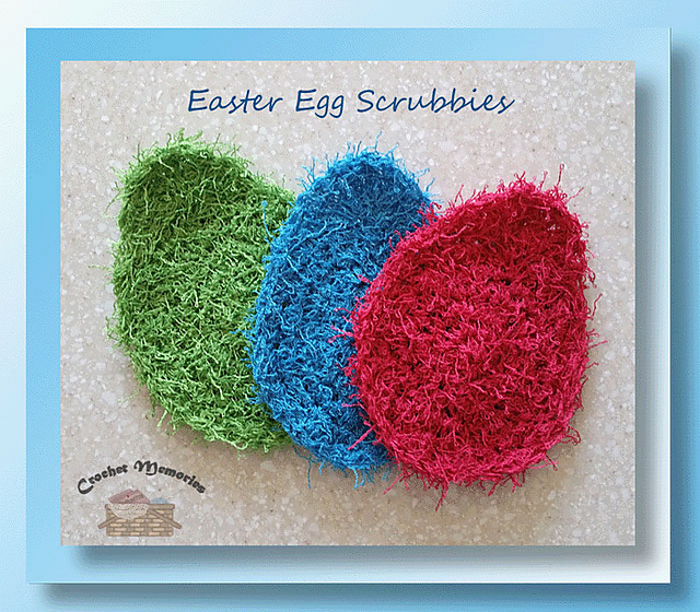 Easter Egg Scrubbies