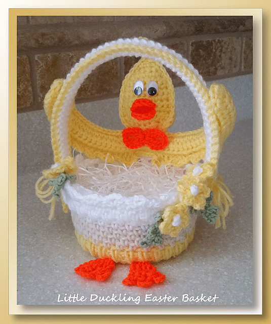 Little Duckling Easter Basket