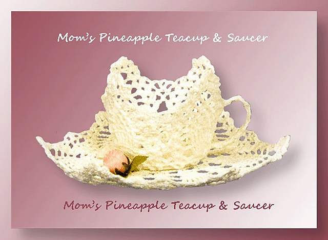 Pineapple Teacup & Saucer