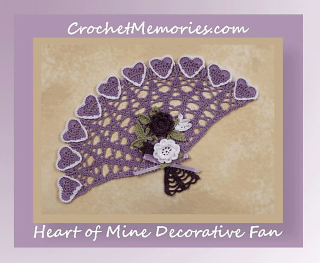 Heart of Mine Decorative Fan