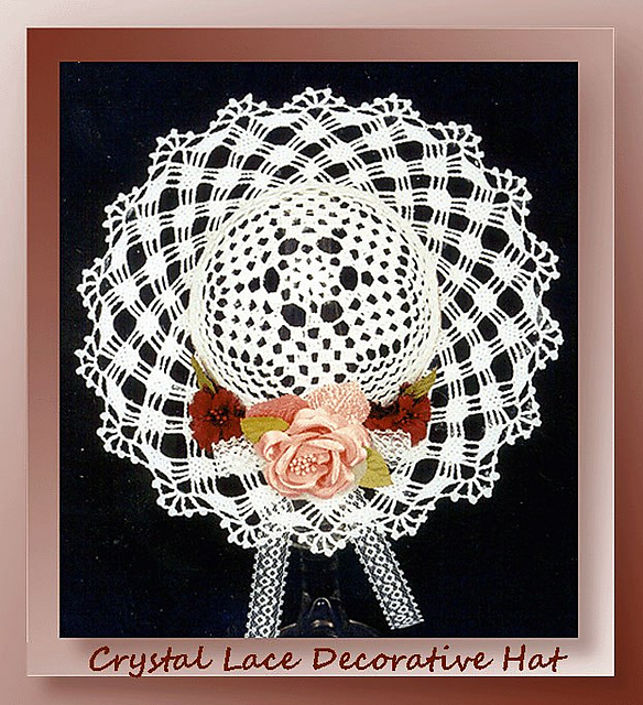 Crystal Lace Decorative Hat