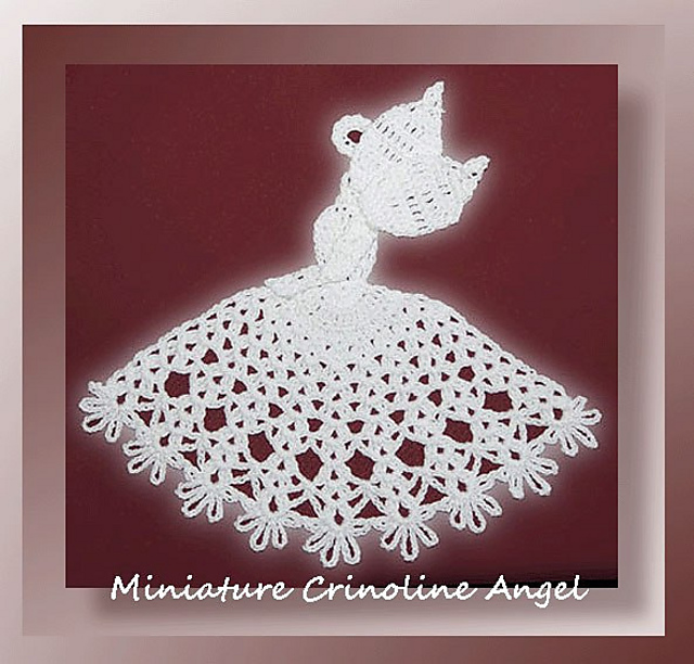 Miniature Crinoline Angel (Item # 0567)