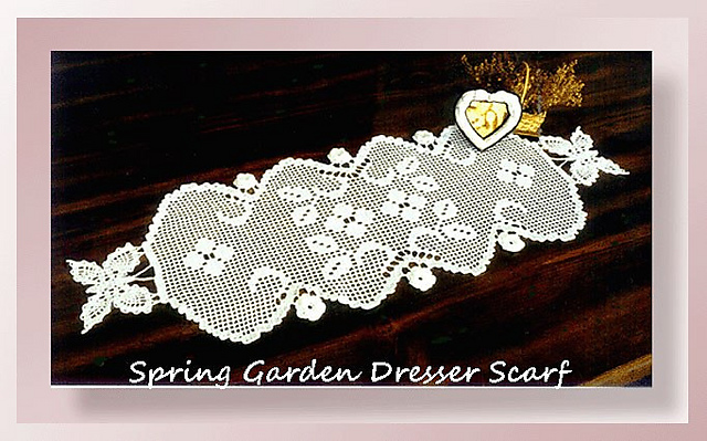 Spring Garden Dresser Scarf