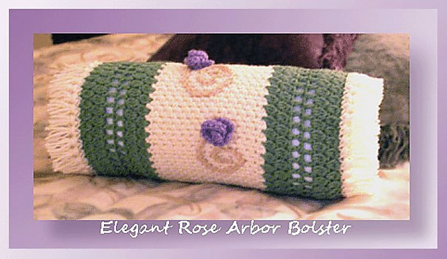 Elegant Rose Arbor Bolster