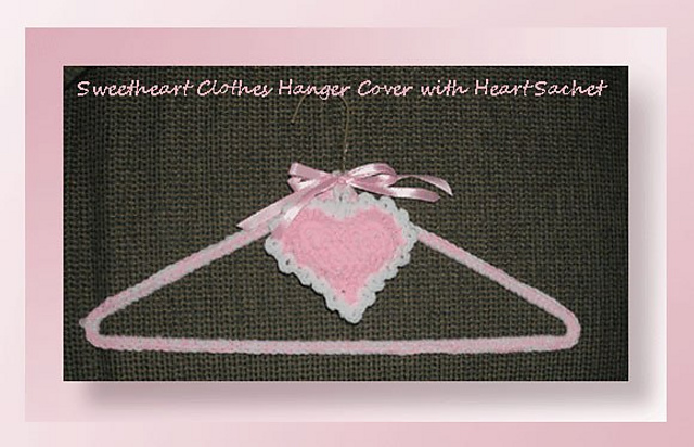 Hangercover and Heart Sachet