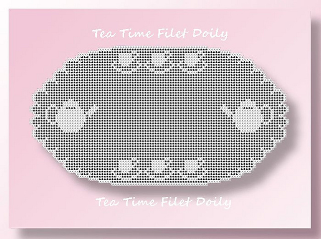 Tea Time Filet Doily