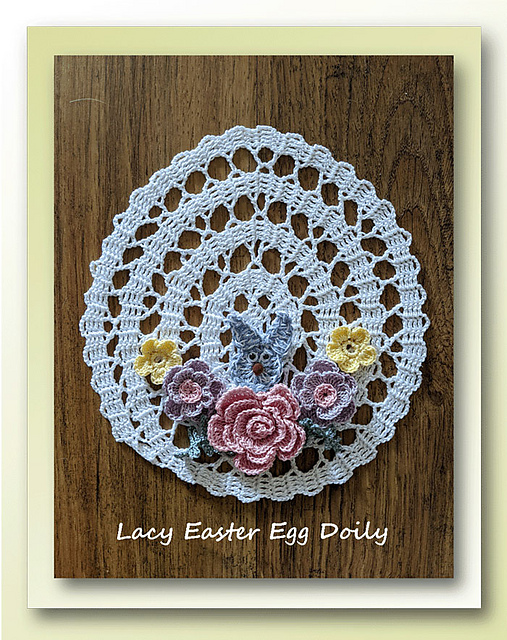 Lacy Easter Egg Doily