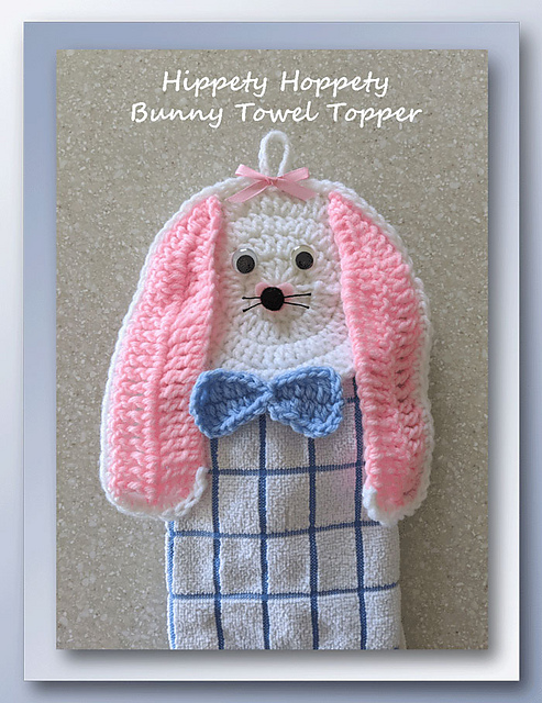 Easter Bunny Towel Topper