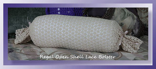 Regal Open Shell Lace Bolster